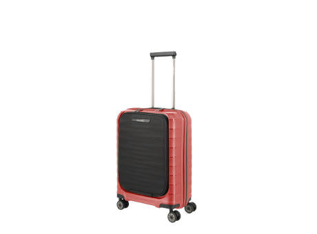 travelite MOOBY Trolley 4-Rollen S Front Pocket Red