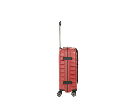 travelite MOOBY Trolley 4-Rollen S Front Pocket Red