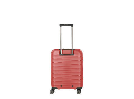travelite MOOBY Trolley 4-Rollen S Front Pocket Red