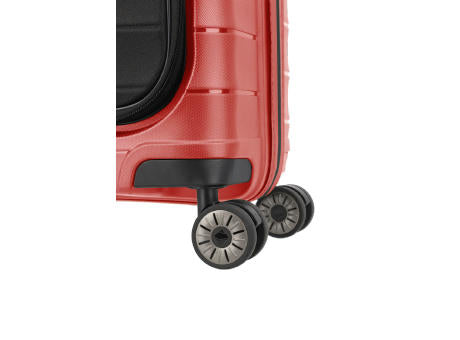 travelite MOOBY Trolley 4-Rollen S Front Pocket Red