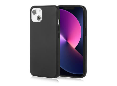 Handy Hülle iPhone™ 13 Black Series Soft Case TPU Silikon mit Mikrofaser Innenseite matt schwarz