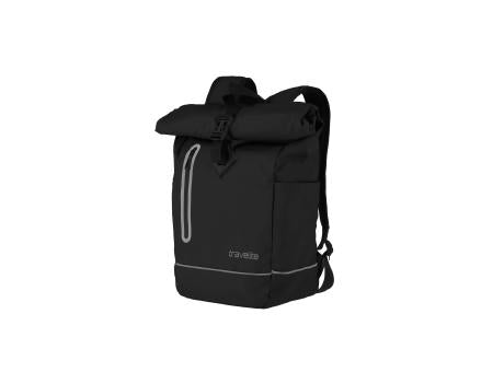 travelite BASICS Roll-Up Backpack Plane Black