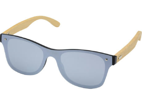 Tan Sonnenbrille mit Bambusbügeln