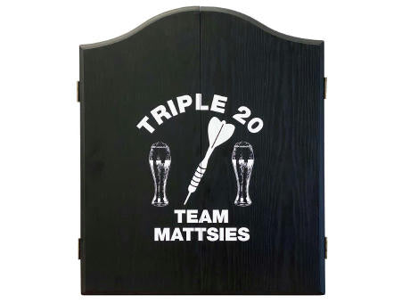 Dartboard Winmau "BLACK BOX", mit 4c Druck/einseitig