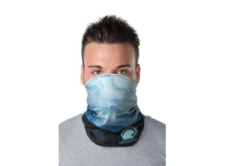 Zoya Sublimation-Multi-Schal aus RPET mit Säumen und Fleece-Schicht