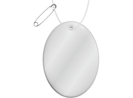 RFX™ H-16 ovaler, leichter, reflektierender PVC-Anhänger