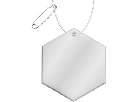 RFX™ H-12 sechseckiger, leichter, reflektierender PVC-Anhänger