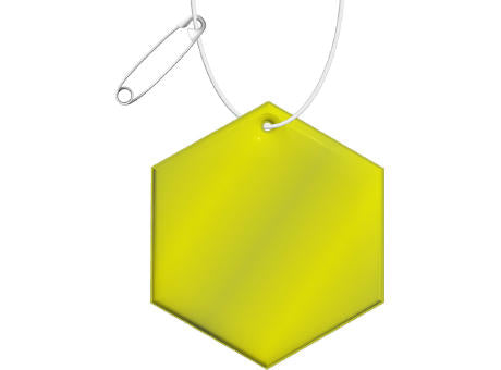 RFX™ H-12 sechseckiger, leichter, reflektierender PVC-Anhänger