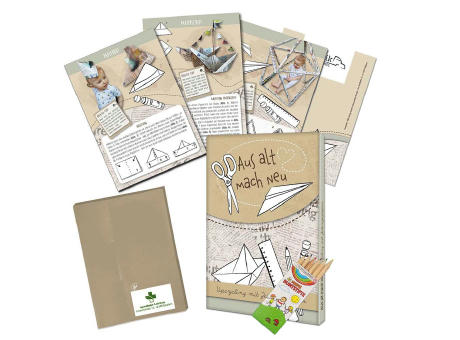 Upcycling-Set - Toilettenpapierrollen - neutral