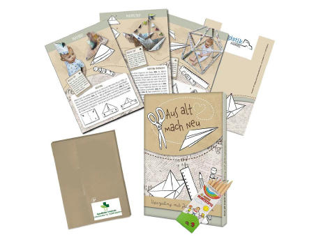 Upcycling-Set - Toilettenpapierrollen - neutral