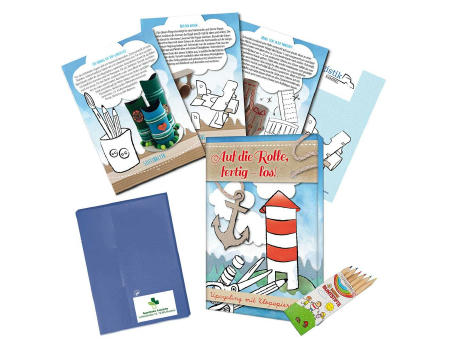 Upcycling-Set - Toilettenpapierrollen - neutral
