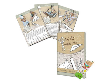 Upcycling-Set - Toilettenpapierrollen - neutral