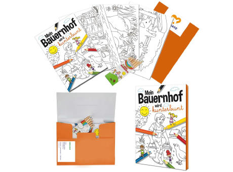 Malbuch / Mal-Set A6 - Sparkassen - Malset neutral