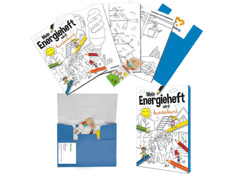 Malbuch / Mal-Set A6 - Sparkassen - Malset neutral
