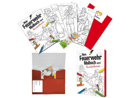 Malbuch / Mal-Set A6 - Sparkassen - Malset neutral
