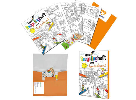 Malbuch / Mal-Set A6 - Sparkassen - Malset neutral
