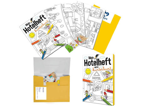 Malbuch / Mal-Set A6 - Sparkassen - Malset neutral