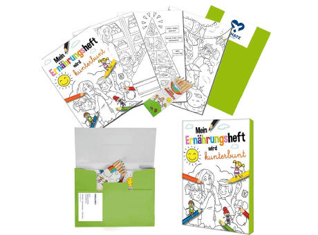 Malbuch / Mal-Set A6 - Sparkassen - Malset neutral