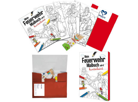 Malbuch / Mal-Set A6 - Sparkassen - Malset neutral