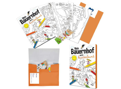 Malbuch / Mal-Set A6 - Sparkassen - Malset neutral