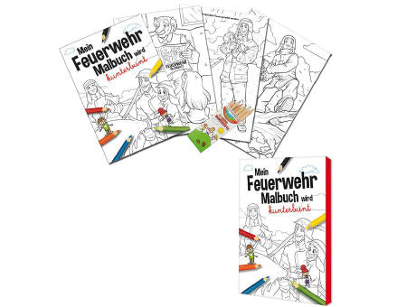 Malbuch / Mal-Set A6 - Sparkassen - Malset neutral
