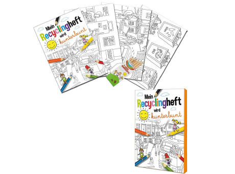Malbuch / Mal-Set A6 - Sparkassen - Malset neutral