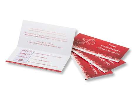 Karte mit Papier-Index - DIN lang