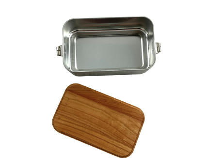 Lunchbox mit Kirschholzdeckel