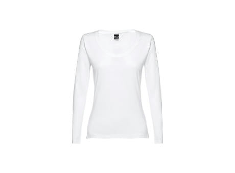 THC BUCHAREST WOMEN WH. Langärmeliges tailliertes T-Shirt für Frauen