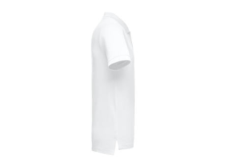 THC ADAM WH. Kurzärmeliges Poloshirt aus Baumwolle für Herren. Weiße Farbe