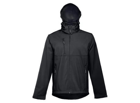 THC ZAGREB. Herren-Softshell-Jacke aus Polyester und Elastan