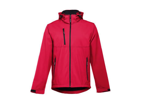 THC ZAGREB. Herren-Softshell-Jacke aus Polyester und Elastan