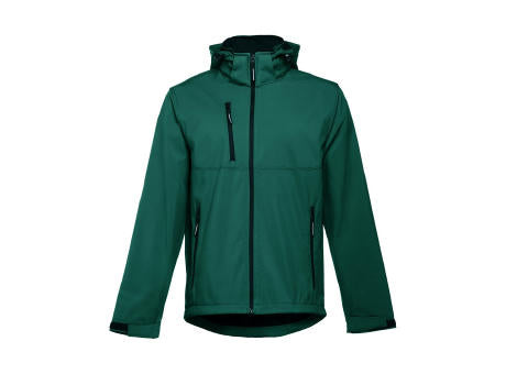 THC ZAGREB. Herren-Softshell-Jacke aus Polyester und Elastan