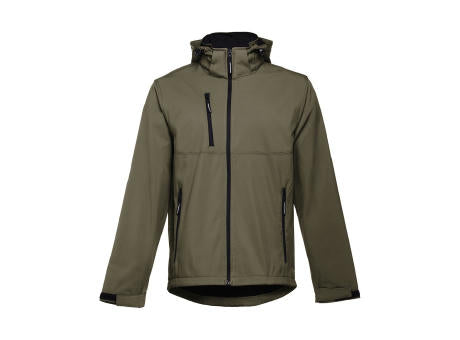 THC ZAGREB. Herren-Softshell-Jacke aus Polyester und Elastan