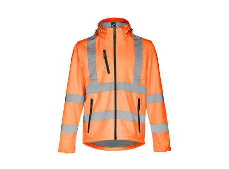 THC ZAGREB WORK. Softshell-Jacke mit hoher Sichtbarkeit (Unisex)