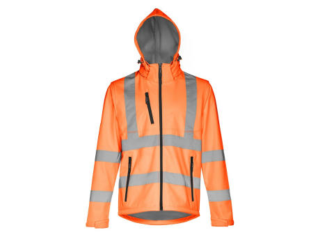 THC ZAGREB WORK. Softshell-Jacke mit hoher Sichtbarkeit (Unisex)