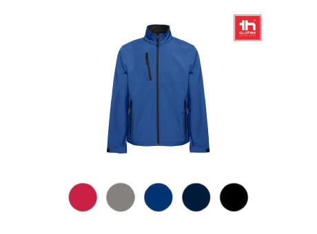 THC EANES. Softshell-Jacke (Unisex) aus Polyester und Elastan