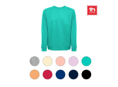 THC COLOMBO. Sweatshirt (unisex) aus italienischem Frottee ohne Knopfleiste