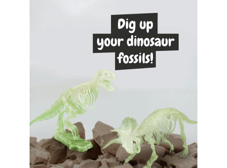 2 in 1 Fossil Excavation Kit I. Lernspiel für Kinder