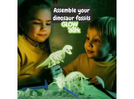 2 in 1 Fossil Excavation Kit I. Lernspiel für Kinder