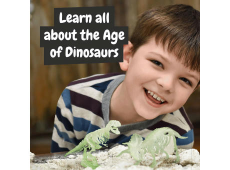 2 in 1 Fossil Excavation Kit I. Lernspiel für Kinder
