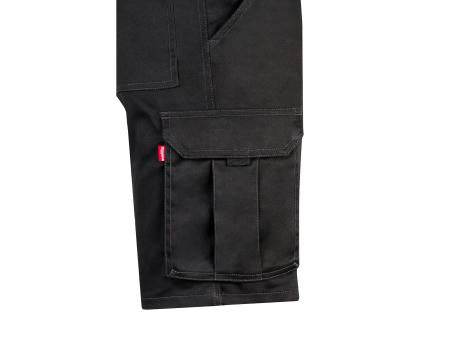 VL HEBE. Stretch-Bermudashorts mit mehreren Taschen (240 g/m²), aus Baumwolle (46 %), EME (38 %) und Polyester (16 %)