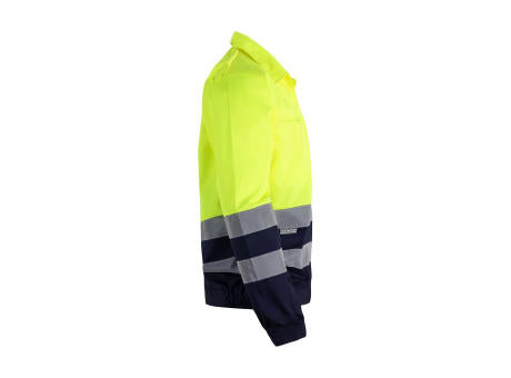 VL NEPTUNE LARGE. Zweifarbige Twill-Jacke (210g/m²) aus Polyester (80%) und Baumwolle (20%)