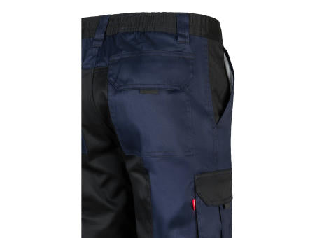 VL NJORD. Zweifarbige Twill-Hose mit mehreren Taschen (240 g/m²), aus Baumwolle (35%) und Polyester (65%)