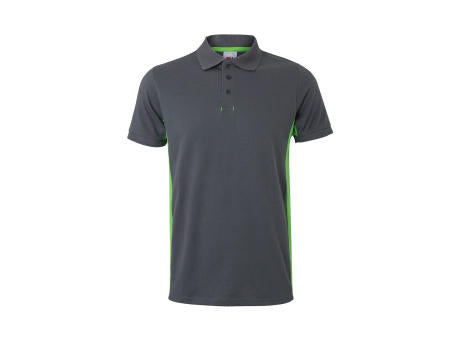 VL SUPAY. Zweifarbiges Piqué-Poloshirt (180 g/m²), kurzärmelig, aus Baumwolle (60%) und Polyester (40%)