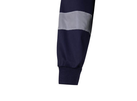 VL NEPTUNE. Zweifarbige Twill-Jacke (210g/m²) aus Polyester (80%) und Baumwolle (20%)