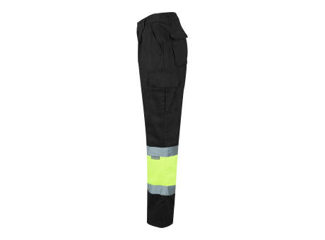 VL ATHENA. Zweifarbige Hose aus Twill (210 g/m²), gefüttert, mit mehreren Taschen, aus Baumwolle (20%) und Polyester (80%)