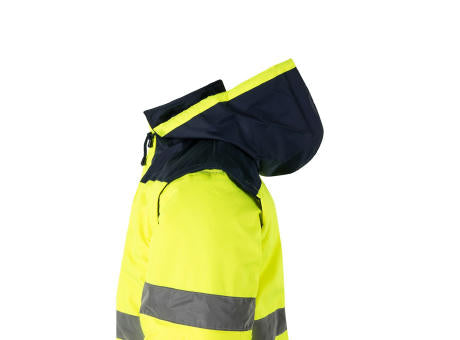 VL JUPITER. Zweifarbige Steppjacke (180g/m²) aus Polyester (100%) mit PU-Beschichtung
