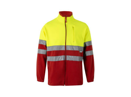 VL EROS LARGE. Zweifarbige Fleecejacke (280g/m²), aus Polyester (100%)