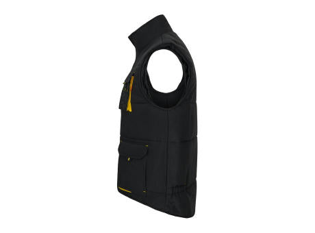VL NERGAL. Steppweste, zweifarbig, mit mehreren Taschen (120g/m²), aus Polyester (100%)